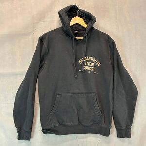 Morgan Wallen Hoodie Men s Size Medium Black Live in Concert Boston pullover